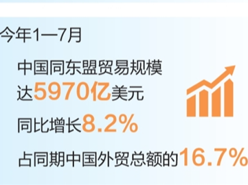 中国同东盟国家经贸往来保持良好势头（权威发布）