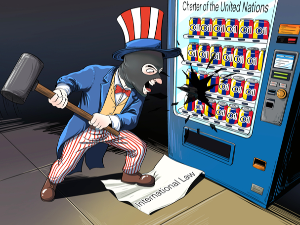 漫评美对委霸权行径：“我想要”