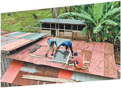 太阳能点亮海岛村落（第一现场）