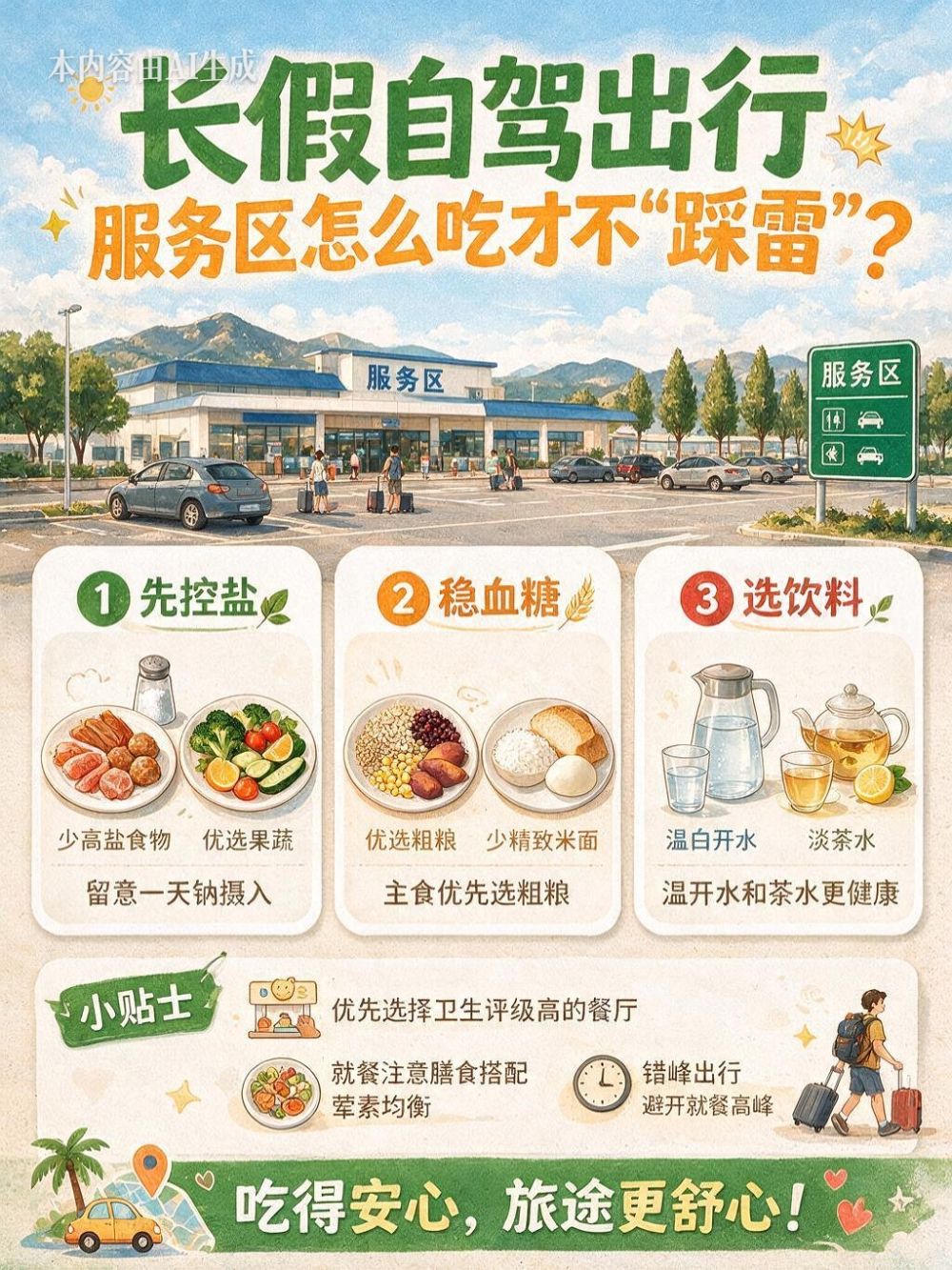 
八大处整形医院黄牛号贩子票贩子代网上预约代挂号电话长假自驾出行，服务区怎么吃才不“踩雷”？