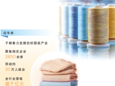 于都：一根纱线织出千亿产业（看中国好物七十二变）