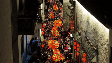 文化中国行·传统村落人文影像志｜当非遗遇见新春：一夜鱼龙舞，年味满瞻淇