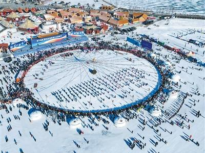 查干湖冬捕 文旅融合玩法多（在现场）