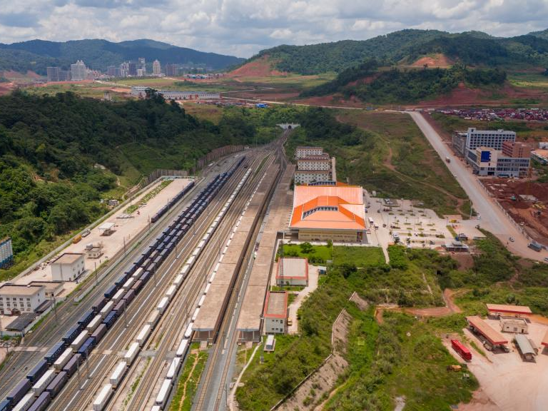 中老铁路开通以来老挝段首次大规模扩能改造