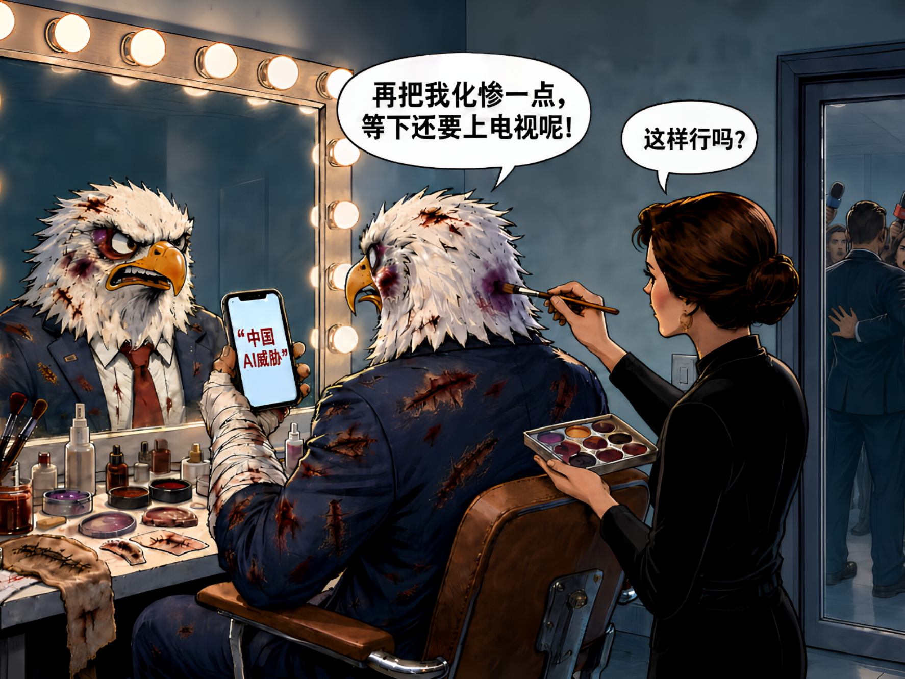 10秒漫话世界｜编造“蒸馏”说辞，美国上演AI受害者闹剧